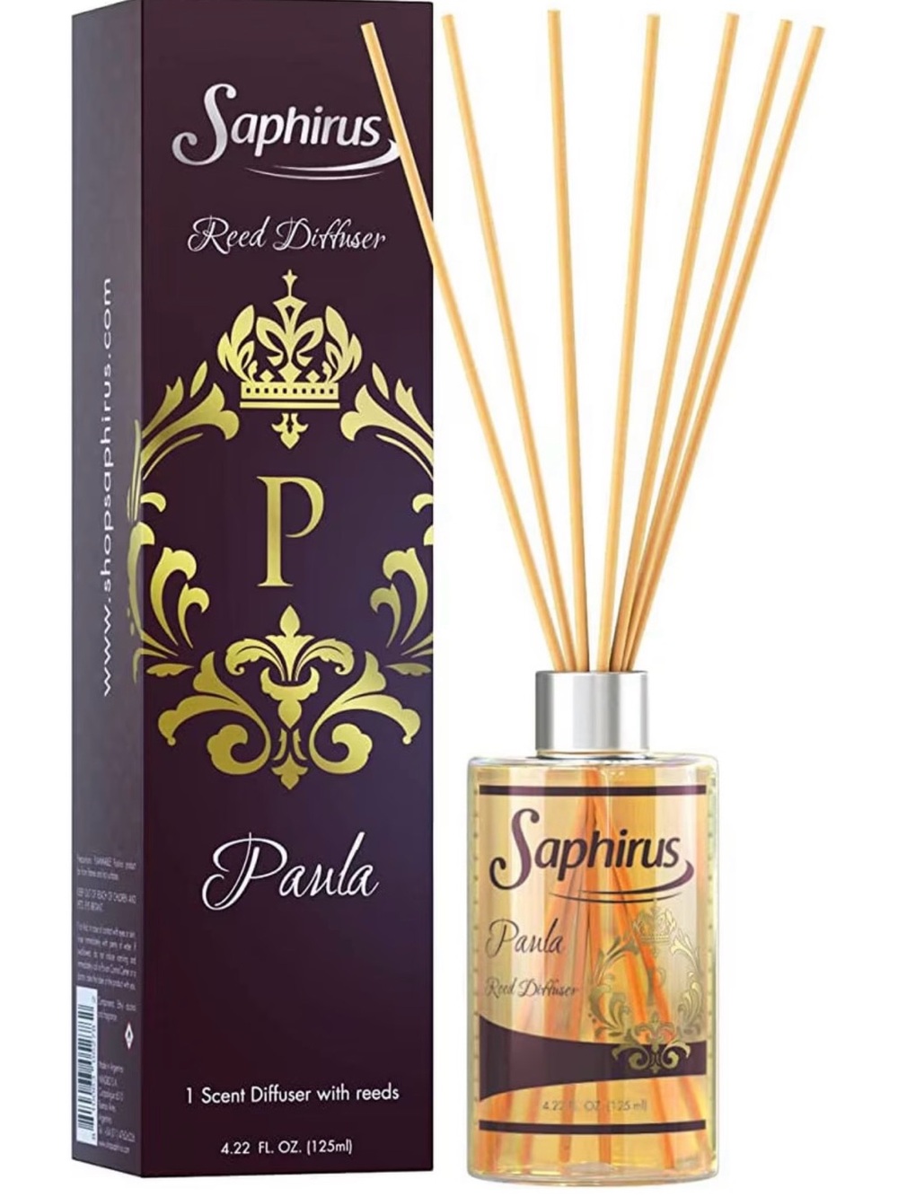Saphirus Reed Diffuser in Paula Fragrance